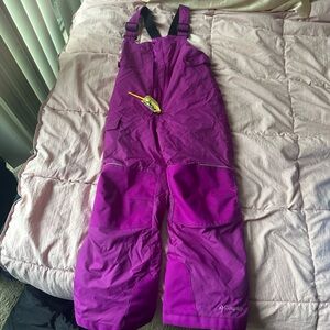 Columbia snow bib jumper size small 8 kids